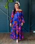 Tia Dress - Vibrant Violet