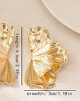 Gold Flower Earrings