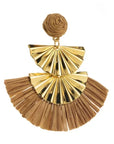 Raffia Gold Earrings