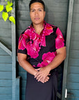 Mika Shirt - Midnight Hibiscus