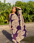 Pele Kaftan - Island Indigo
