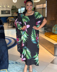 Lalomanu Kaftan - Midnight Orchid