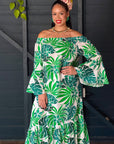 Tia Dress - Palms in Paradise
