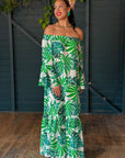 Tia Dress - Palms in Paradise