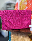 Raffia Clutch Bag
