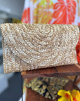 Raffia Clutch Bag