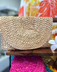 Raffia Clutch Bag