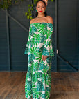 Tia Dress - Palms in Paradise