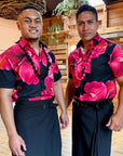 Mika Shirt - Midnight Hibiscus