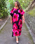 Yasmin Kaftan - Midnight Hibiscus