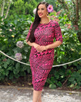 Grace Dress - Pink Licorice