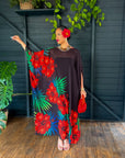 Lelei Kaftan - Hibiscus Heat