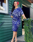Timena Dress - Signature Sapphire
