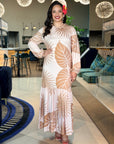 Keilani Dress - Caramel Creme