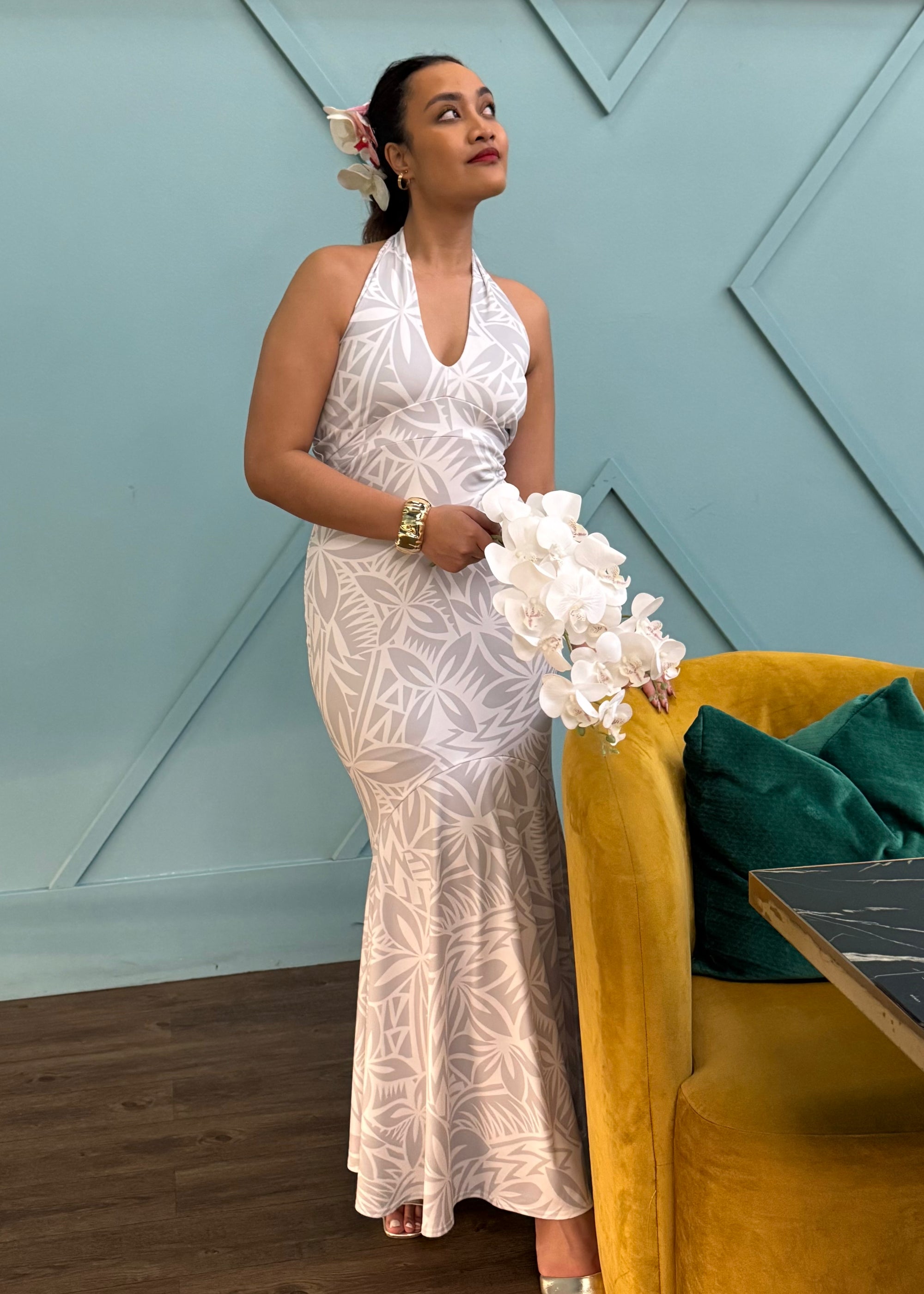 Ella Dress - Lunar White
