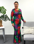Luella Dress - Winter Palms