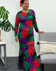 Luella Dress - Winter Palms