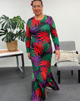 Luella Dress - Winter Palms