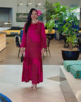 Keilani Dress - Ravishing Ruby