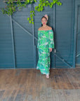 Tia Dress - Palms in Paradise