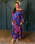 Tia Dress - Vibrant Violet