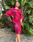 Salote Dress - Tropical Fuscia