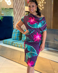 Nia Dress - Pacific Plum