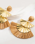 Raffia Gold Earrings