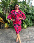 Salote Dress - Tropical Fuscia