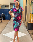 Nia Dress - Pacific Plum