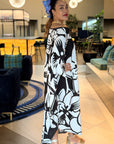 Lalomanu Kaftan - Shadow Orchid