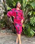 Salote Dress - Tropical Fuscia