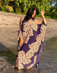 Pele Kaftan - Island Indigo