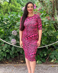 Grace Dress - Pink Licorice