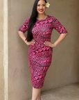 Grace Dress - Pink Liquorice