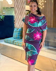 Nia Dress - Pacific Plum