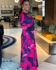 Mei Dress - Pink Tide
