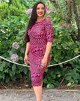 Grace Dress - Pink Licorice