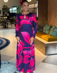 Mei Dress - Pink Tide