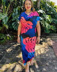 Tiani Dress - Blue Tropical