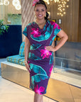 Nia Dress - Pacific Plum