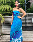 Malena Maxi Dress - Blue Lagoon