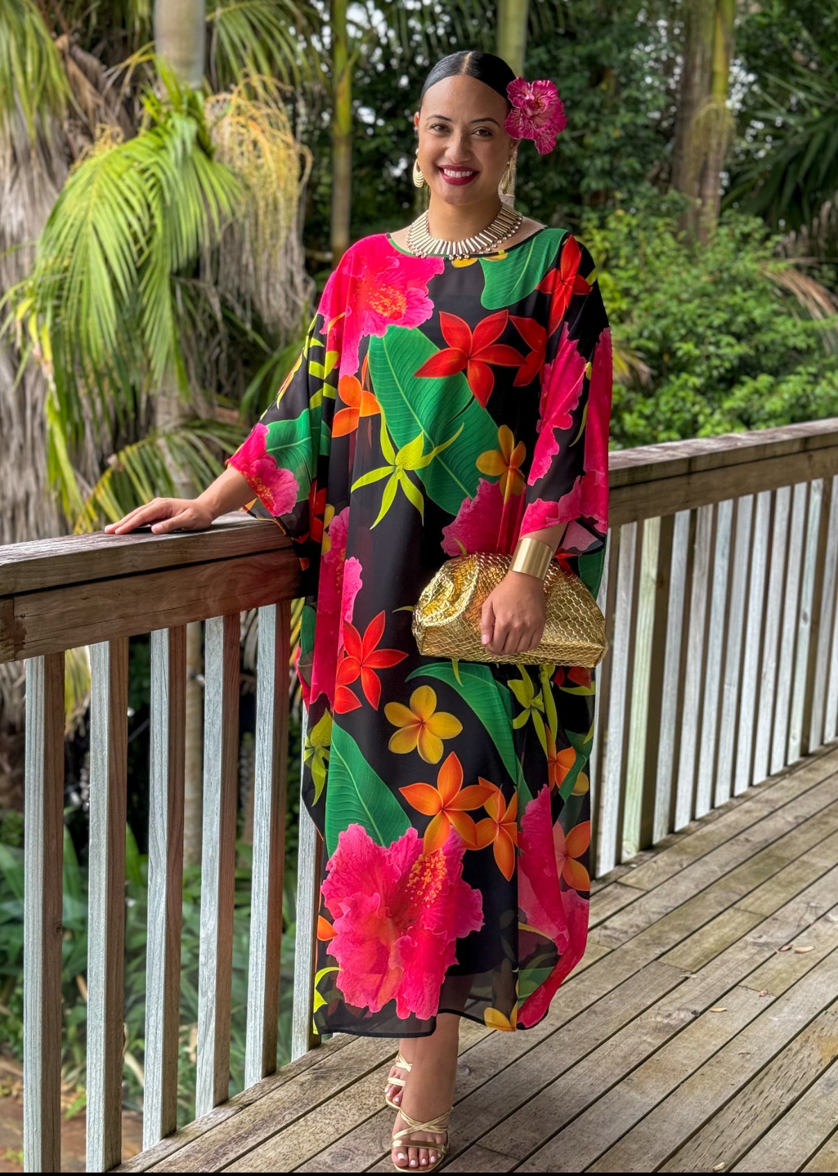 Tala Kaftan - Island Blooms
