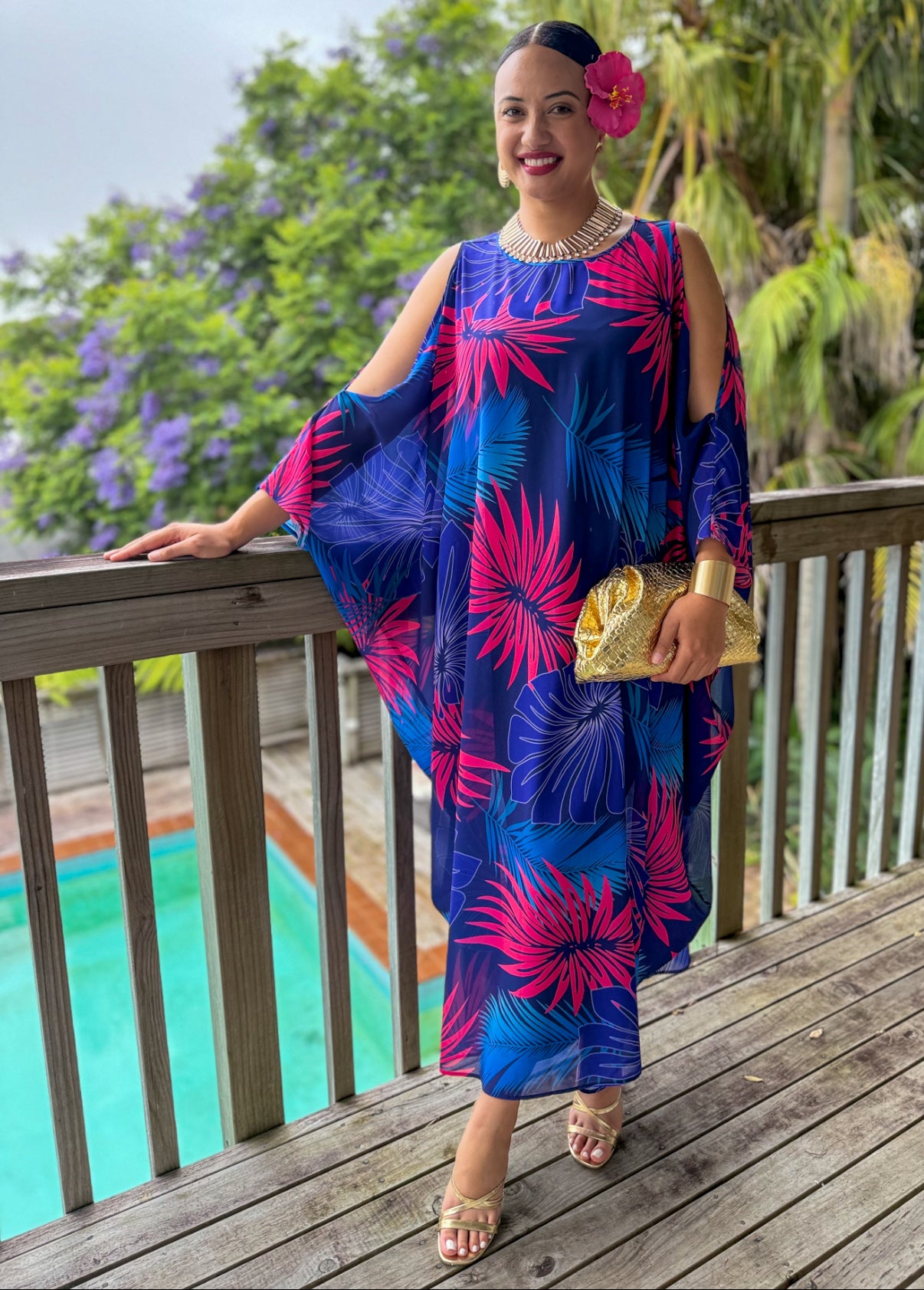 Pele Kaftan - Blue Breeze