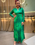 Mei Dress - Peppermint Palms