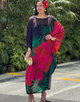 Tala Kaftan - Fuscia Flame