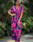 Lucia Dress - Pink Tide