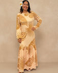 Keilani Dress - Caramel Creme