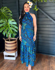 Evaeva Dress - Moana Blue