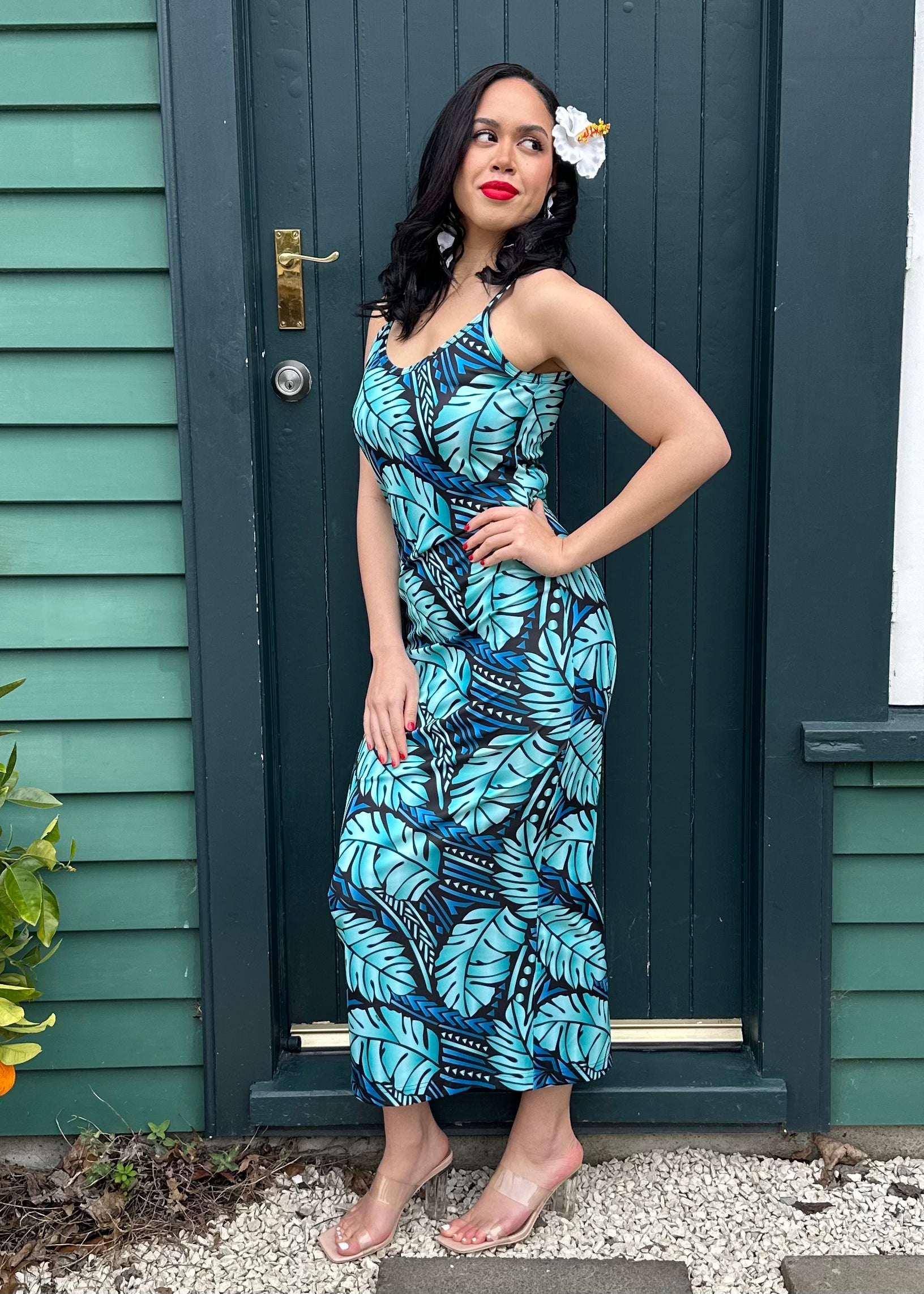 Ava Dress - Turquoise